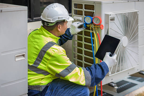 Professional Hvac technician working in Gilmer, TX